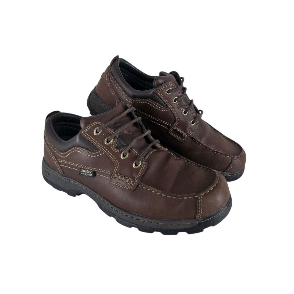 Irish Setter Soft Paw Leather Waterproof Oxford Shoes Brown A3874 Mens 9.5 D